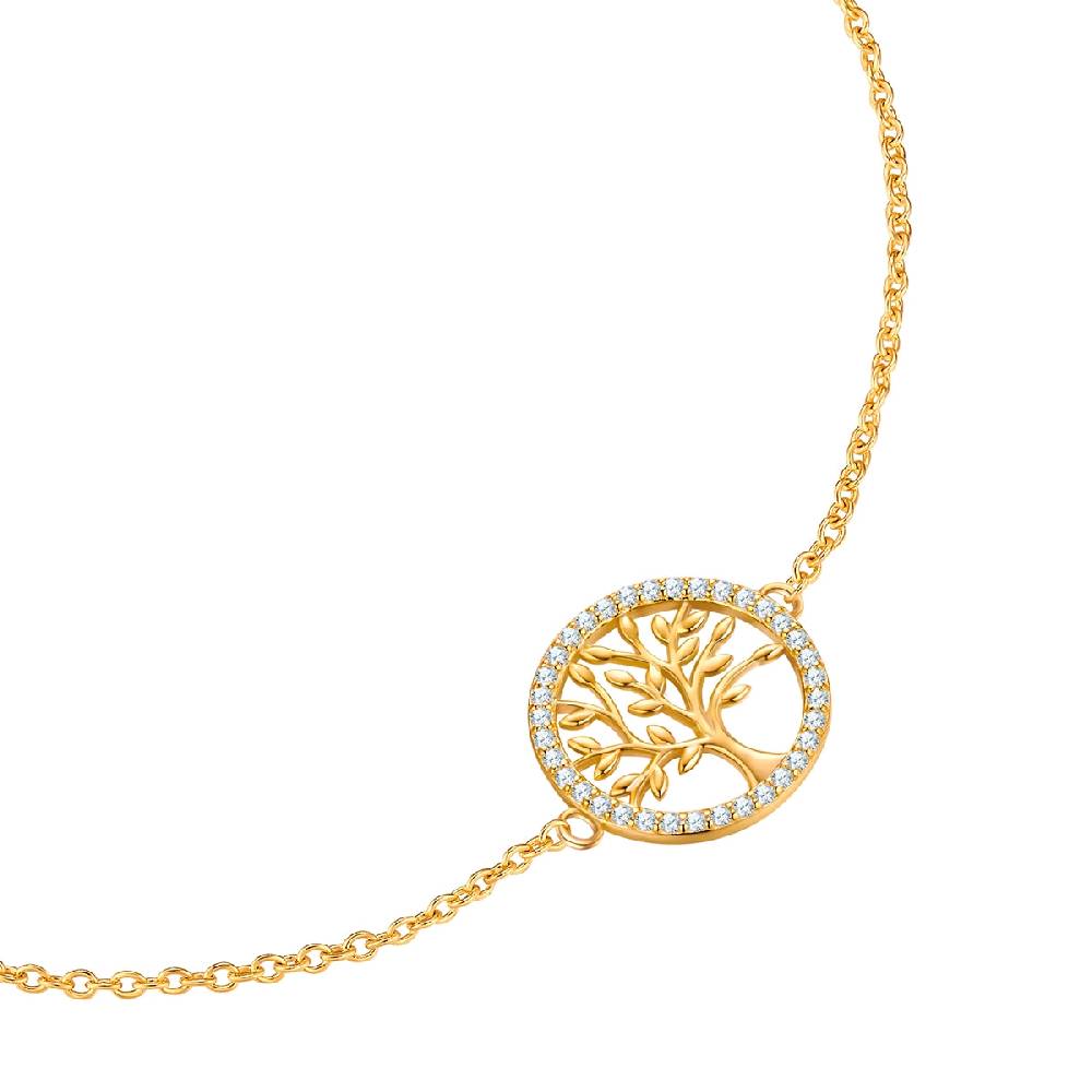 Rafaela Donata Armband Sterling Silber gelbgold Zirkonia weiß Zeitbegrenzte Promotion