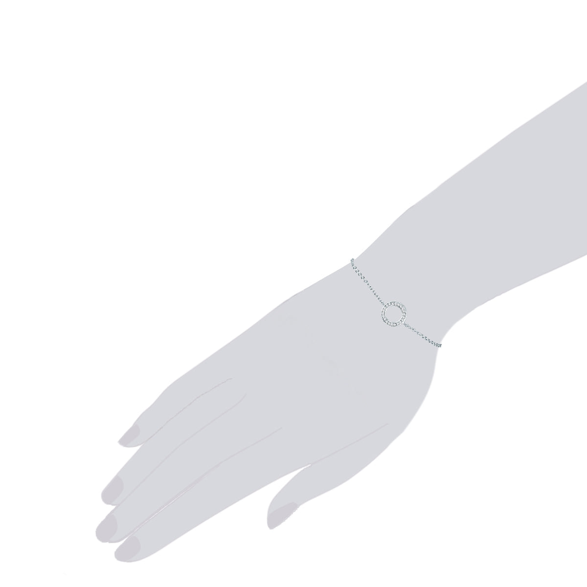 Rafaela Donata Armband Sterling Silber verziert mit Kristallen von Swarovski® weiß Bis zu 60% Rabatt