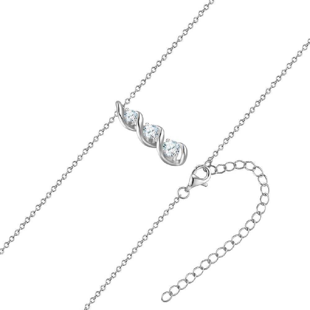 Rafaela Donata Kette mit Anhänger Sterling Silber Zirkonia weiß Fabrikpreis
