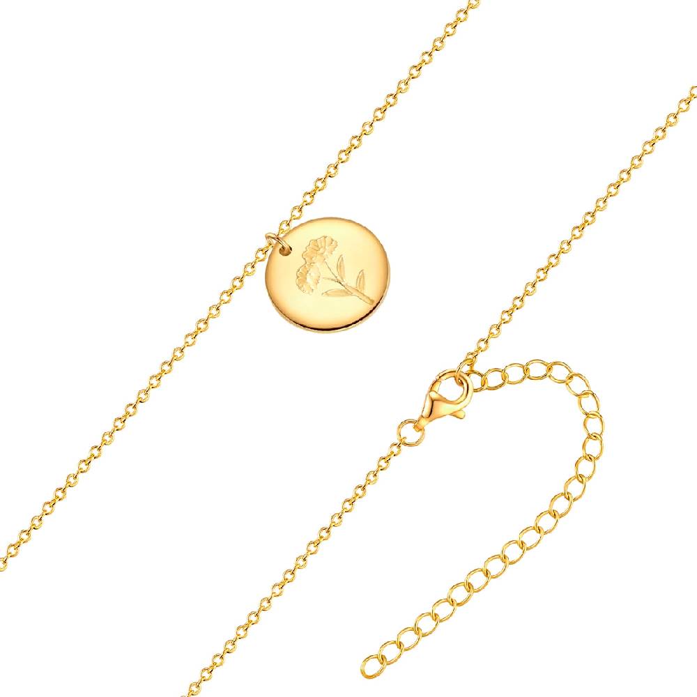 Rafaela Donata Kette mit Anhänger Sterling Silber gelbgold Sonderangebot
