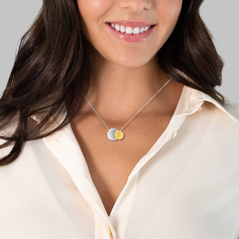 Rafaela Donata Kette mit Anhänger Sterling Silber bicolor Exklusivangebot