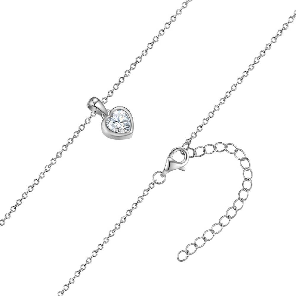 Rafaela Donata Kette mit Anhänger Sterling Silber Zirkonia weiß Weihnachtsangebot