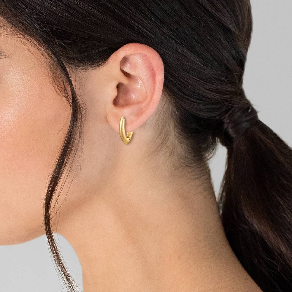 Rafaela Donata Creolen Sterling Silber gelbgold Neueste Mode
