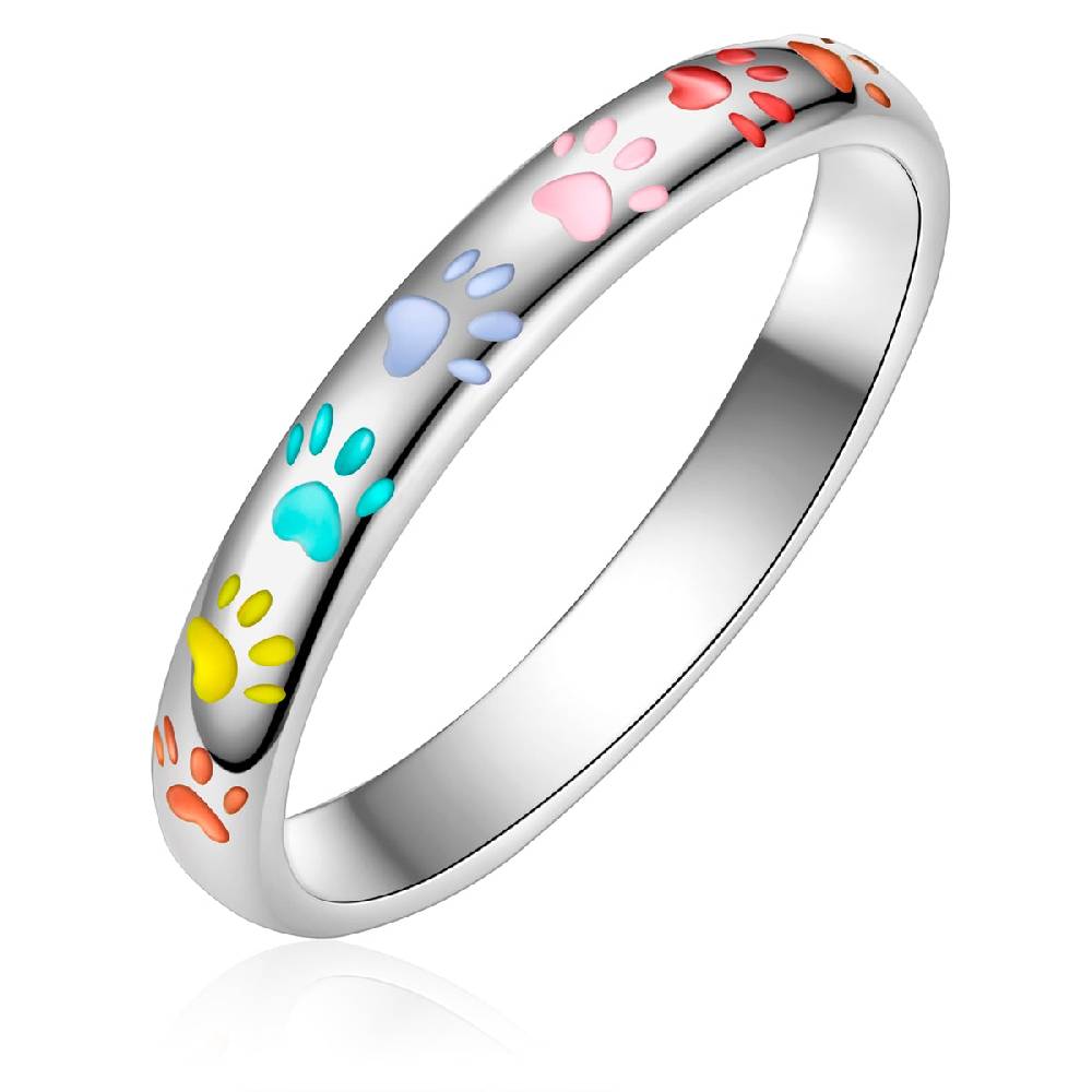 Rafaela Donata Ring Sterling Silber Emaille multicolor Kostenlose Rückgabe