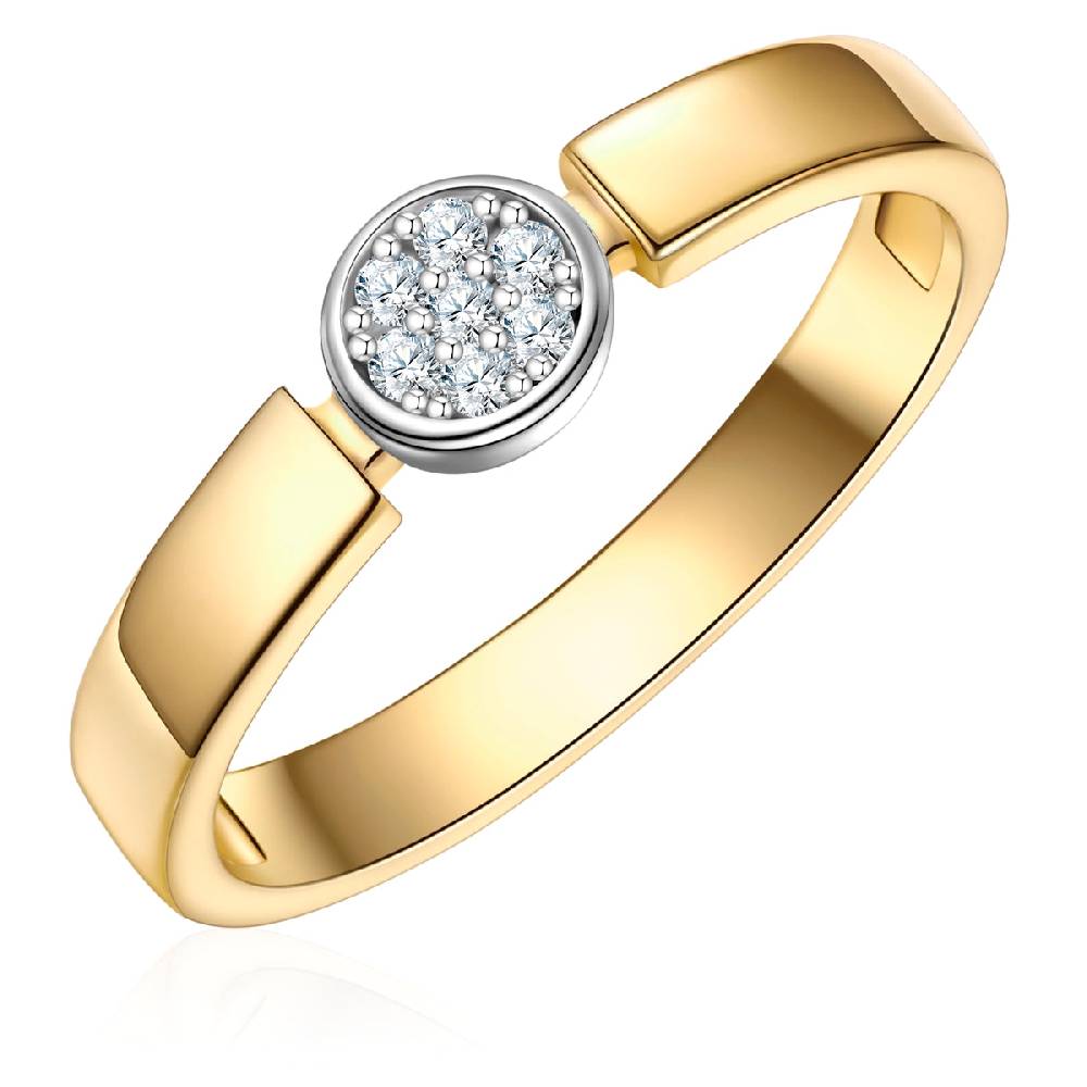Rafaela Donata Ring Sterling Silber bicolor Zirkonia weiß Letzter Tag