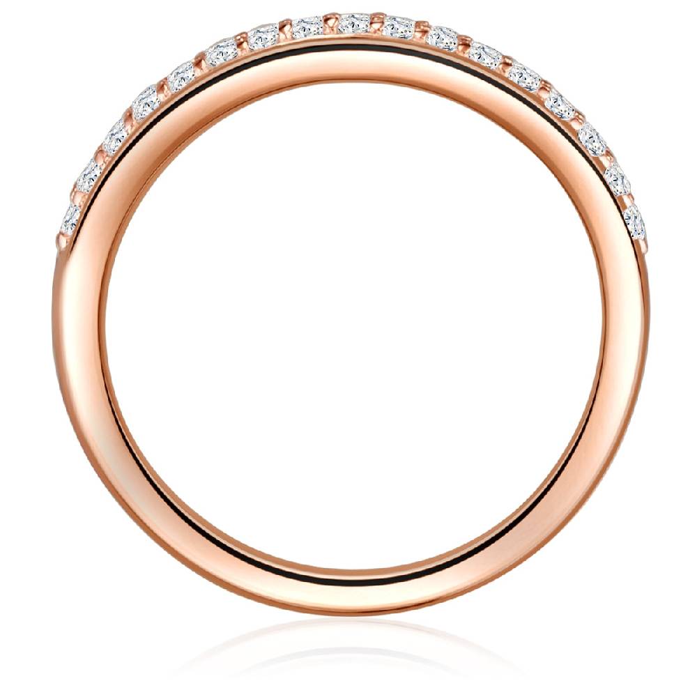Rafaela Donata Ring Sterling Silber roségold Zirkonia weiß Sonderangebot der Fabrik