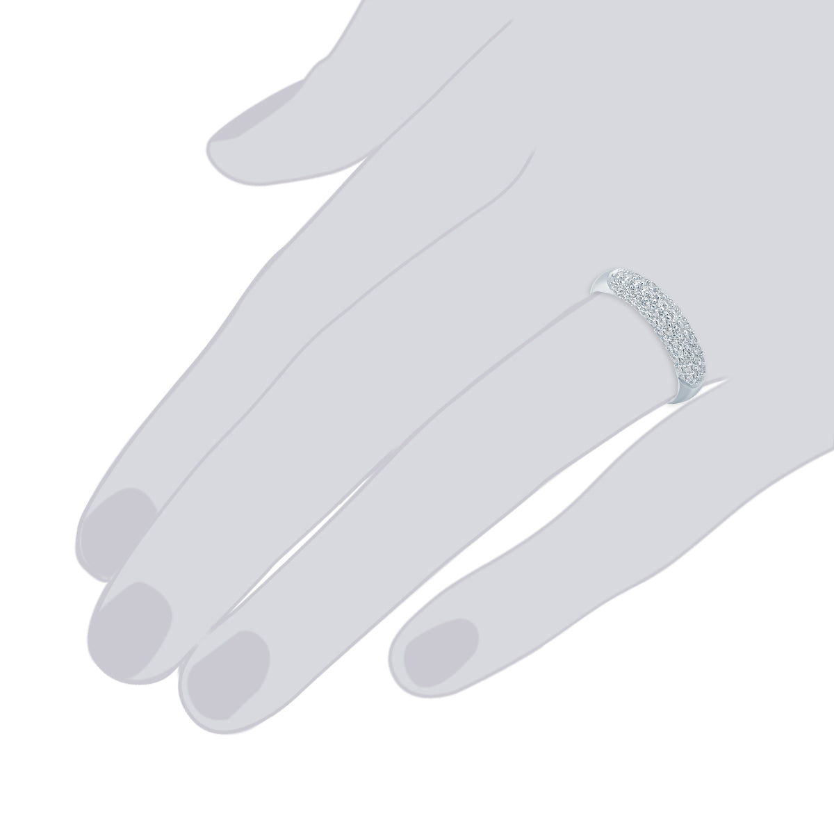 Rafaela Donata Ring Sterling Silber Zirkonia weiß Bis zu 55% Rabatt