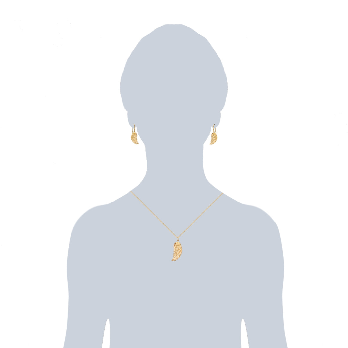 Rafaela Donata Set (Kette+Ohrhänger) gelbgold 50% Rabatt für begrenzte Zeit