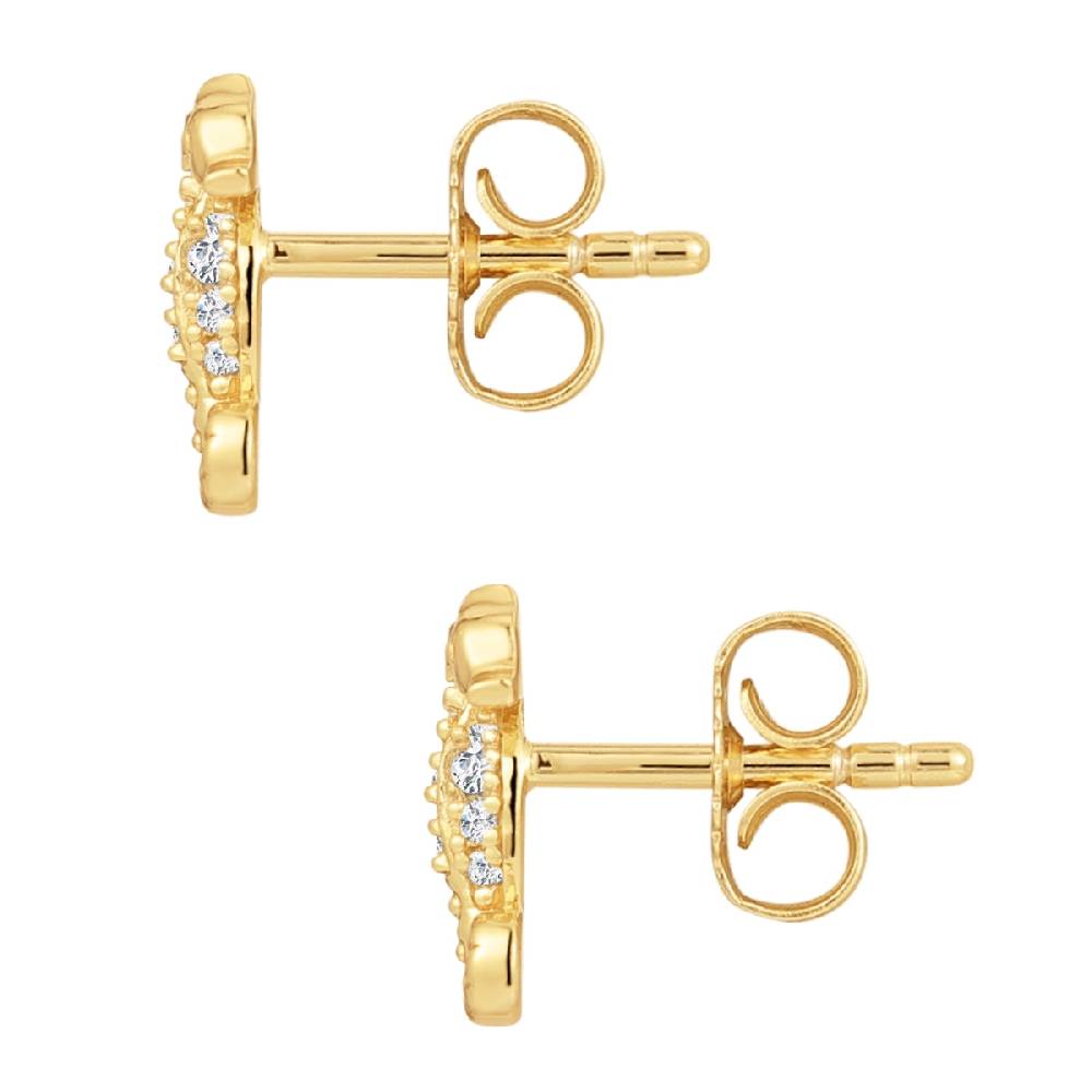 Rafaela Donata Ohrstecker Sterling Silber gelbgold Zirkonia weiß 2025