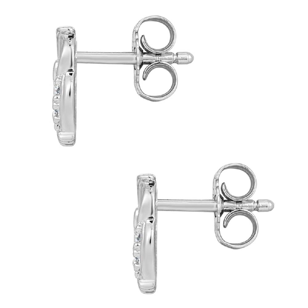 Rafaela Donata Ohrstecker Sterling Silber Zirkonia weiß Outlet
