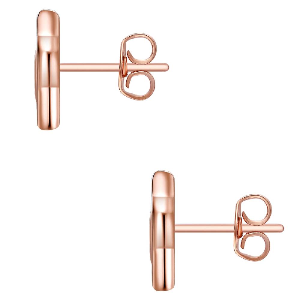 Rafaela Donata Ohrstecker Sterling Silber roségold Zirkonia weiß Exklusivangebot