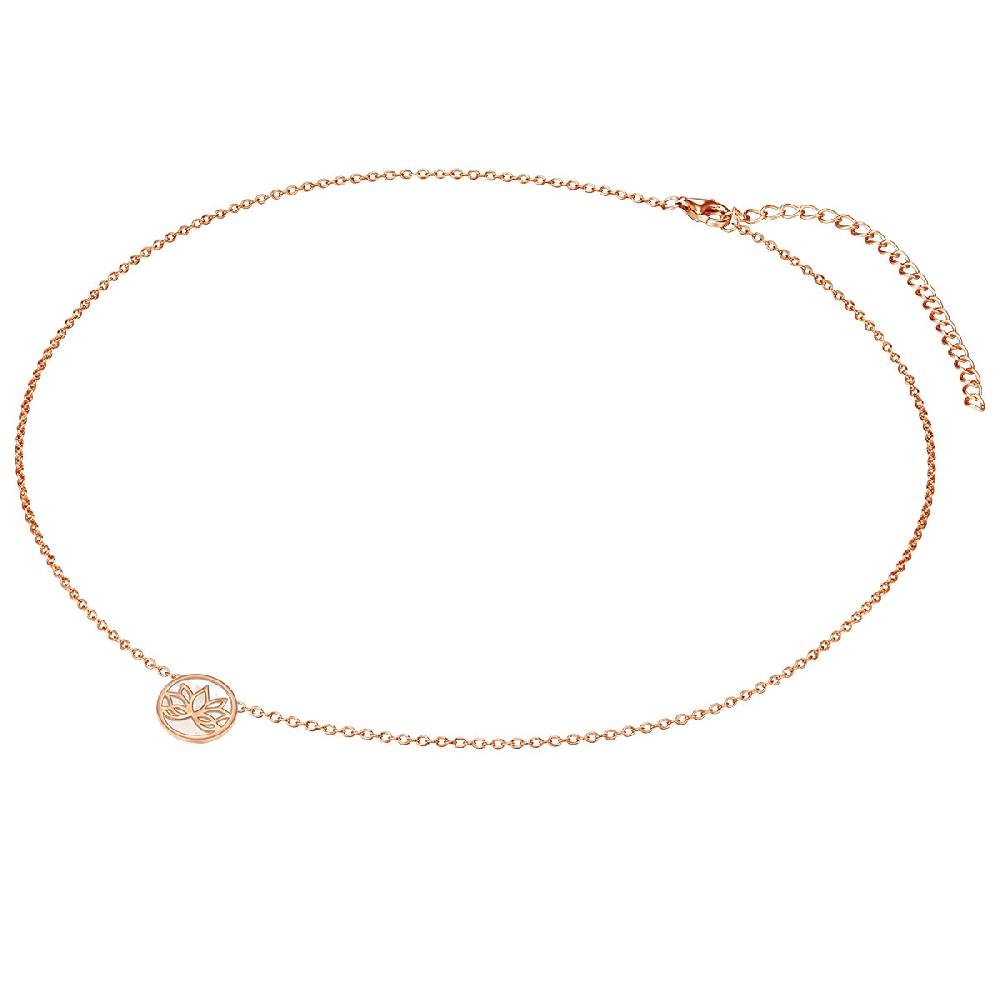 Rafaela Donata Kette mit Anhänger Sterling Silber roségold Perlmutt Bis zu 60% Rabatt