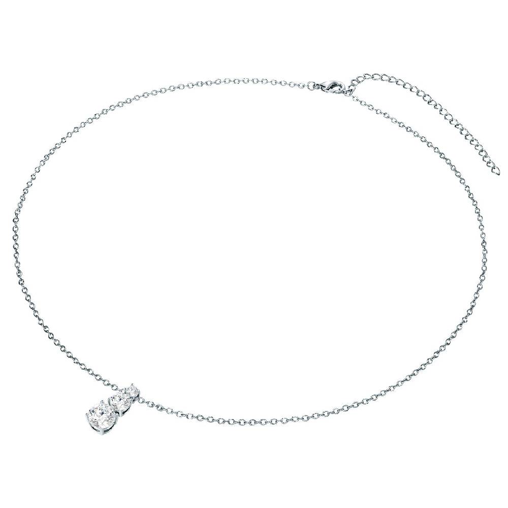 Rafaela Donata Kette mit Anhänger Sterling Silber verziert mit Kristallen von Swarovski® weiß Bis zu 65% Rabatt