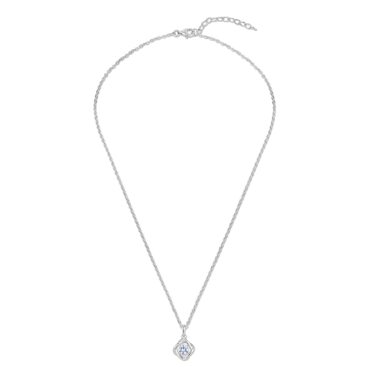 Rafaela Donata Kette mit Anhänger Sterling Silber Spinell (synth.) blau Auslauf