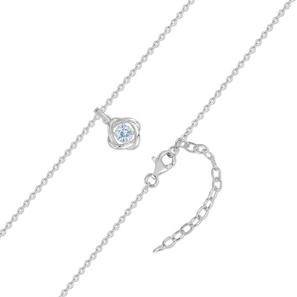 Rafaela Donata Kette mit Anhänger Sterling Silber Spinell (synth.) blau Auslauf