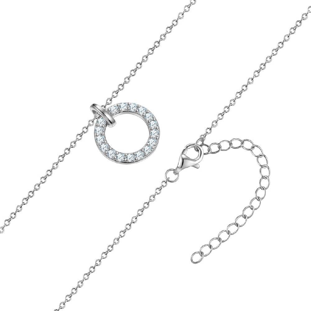 Rafaela Donata Kette mit Anhänger Sterling Silber Zirkonia weiß Fabrik Onlineshop