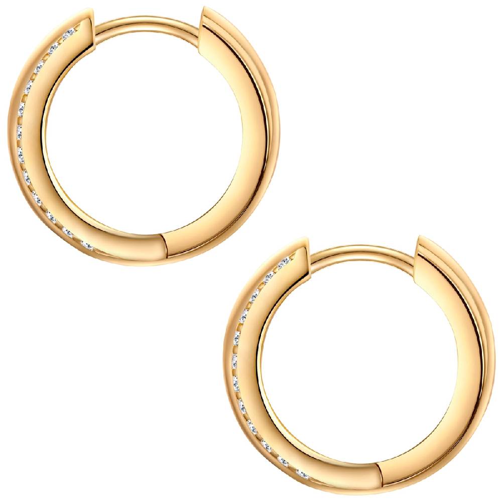 Rafaela Donata Creolen Sterling Silber gelbgold Osterangebot