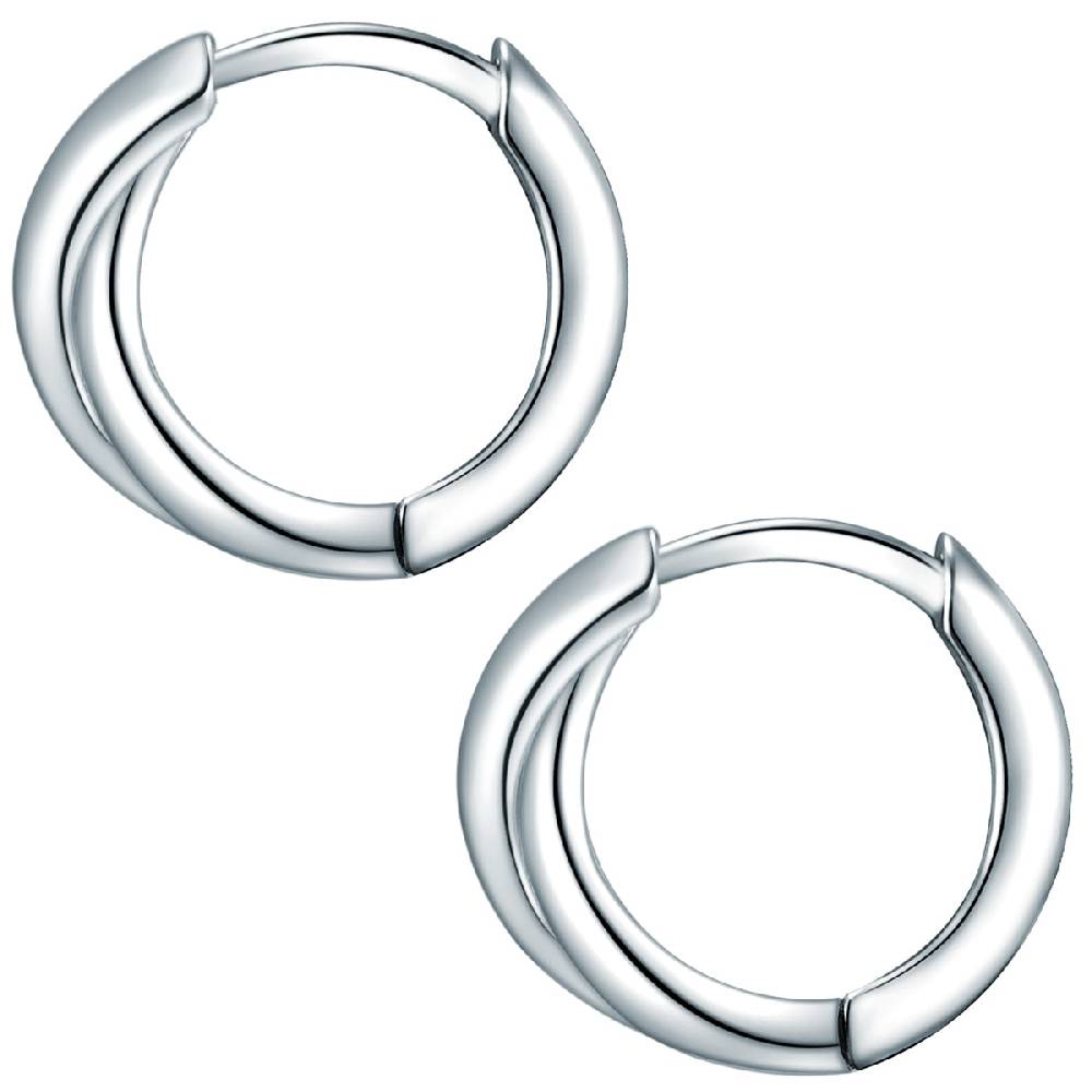 Rafaela Donata Klappcreolen Sterling Silber Top Angebot