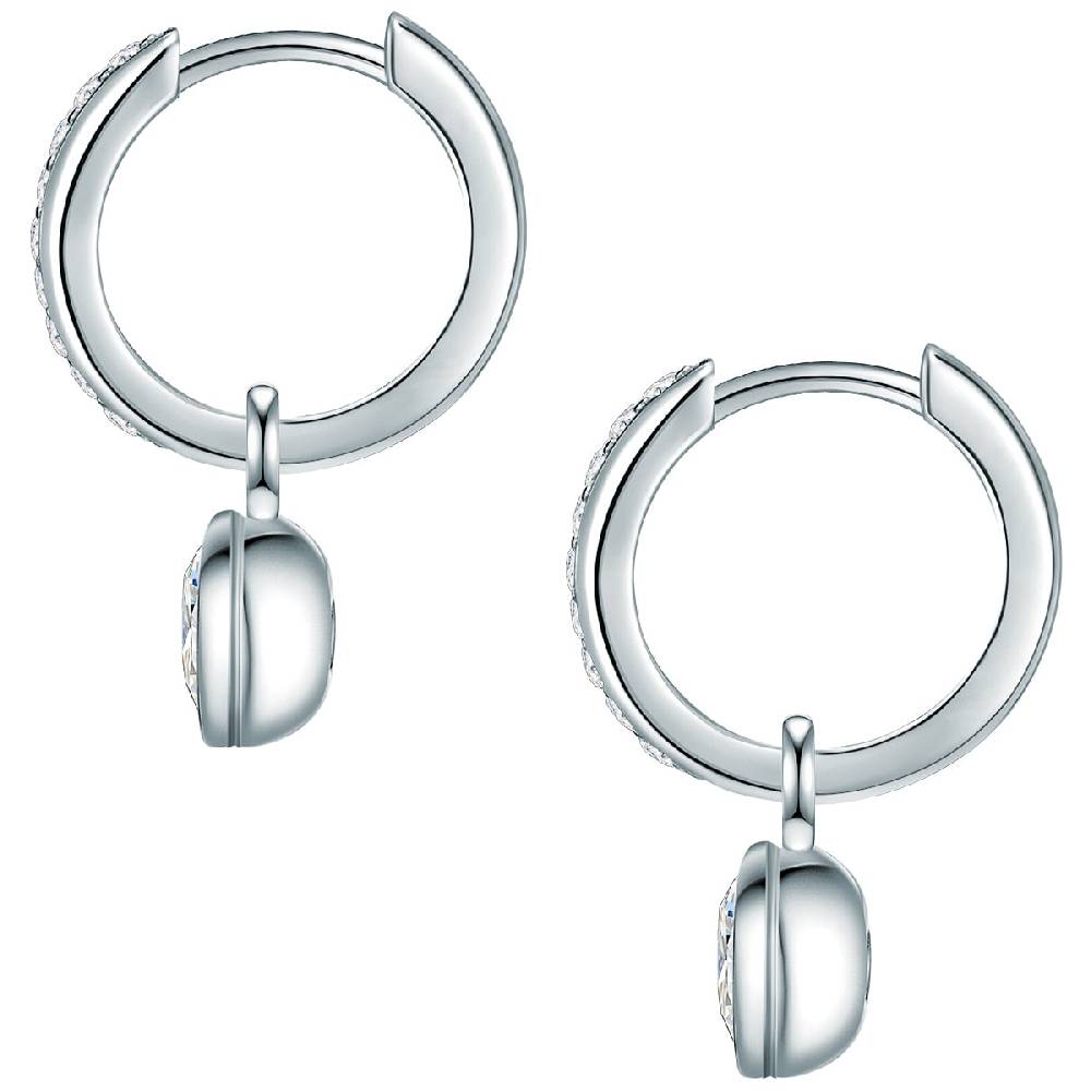 Rafaela Donata Creolen Sterling Silber Zirkonia weiß Bestseller