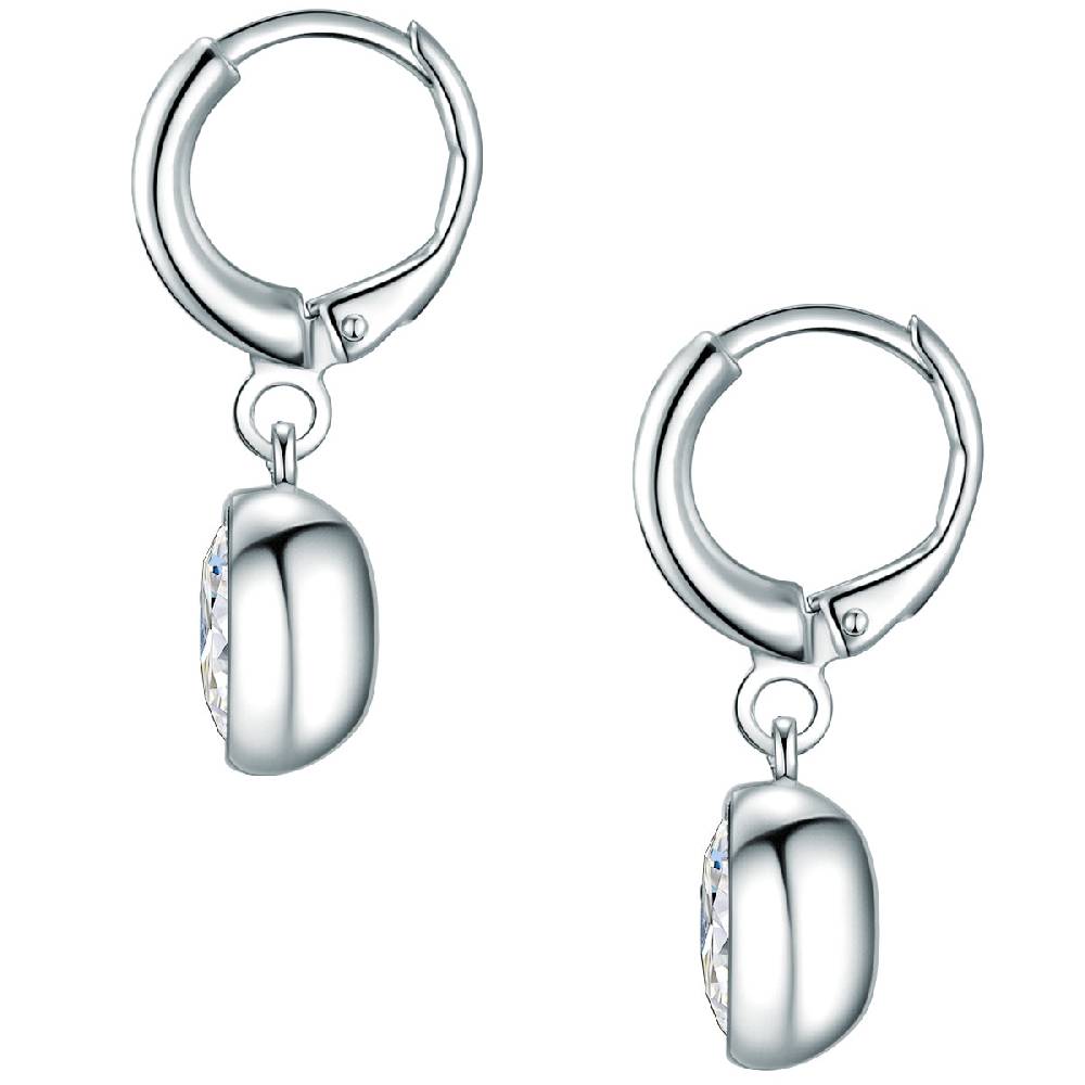 Rafaela Donata Creolen Sterling Silber Zirkonia weiß Discount Store für neue Produkte