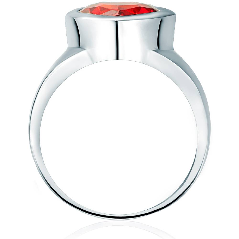 Rafaela Donata Ring Sterling Silber Zirkonia rot Clearance-Verkauf