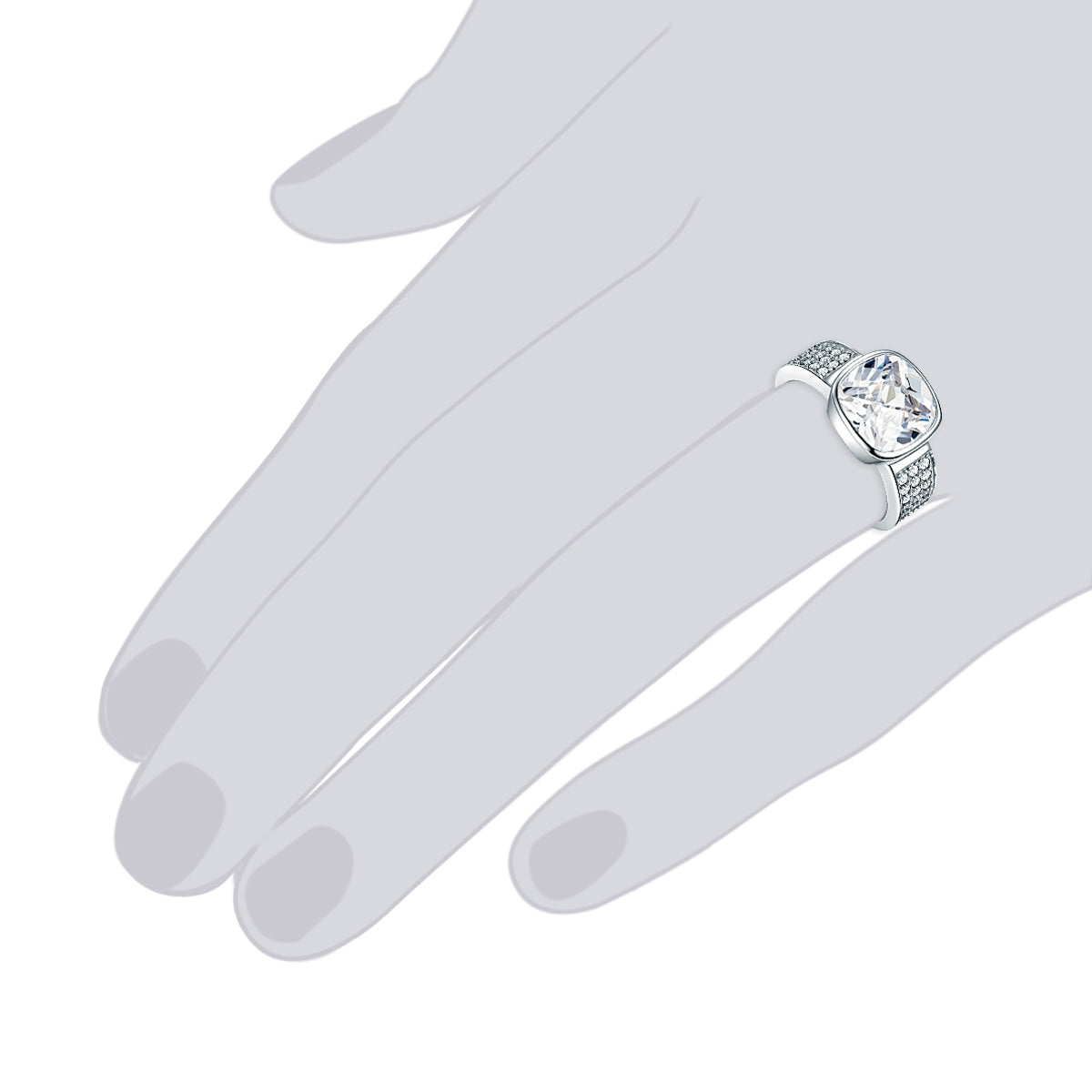 Rafaela Donata Ring Sterling Silber Zirkonia weiß Limitierter Zeitrabatt