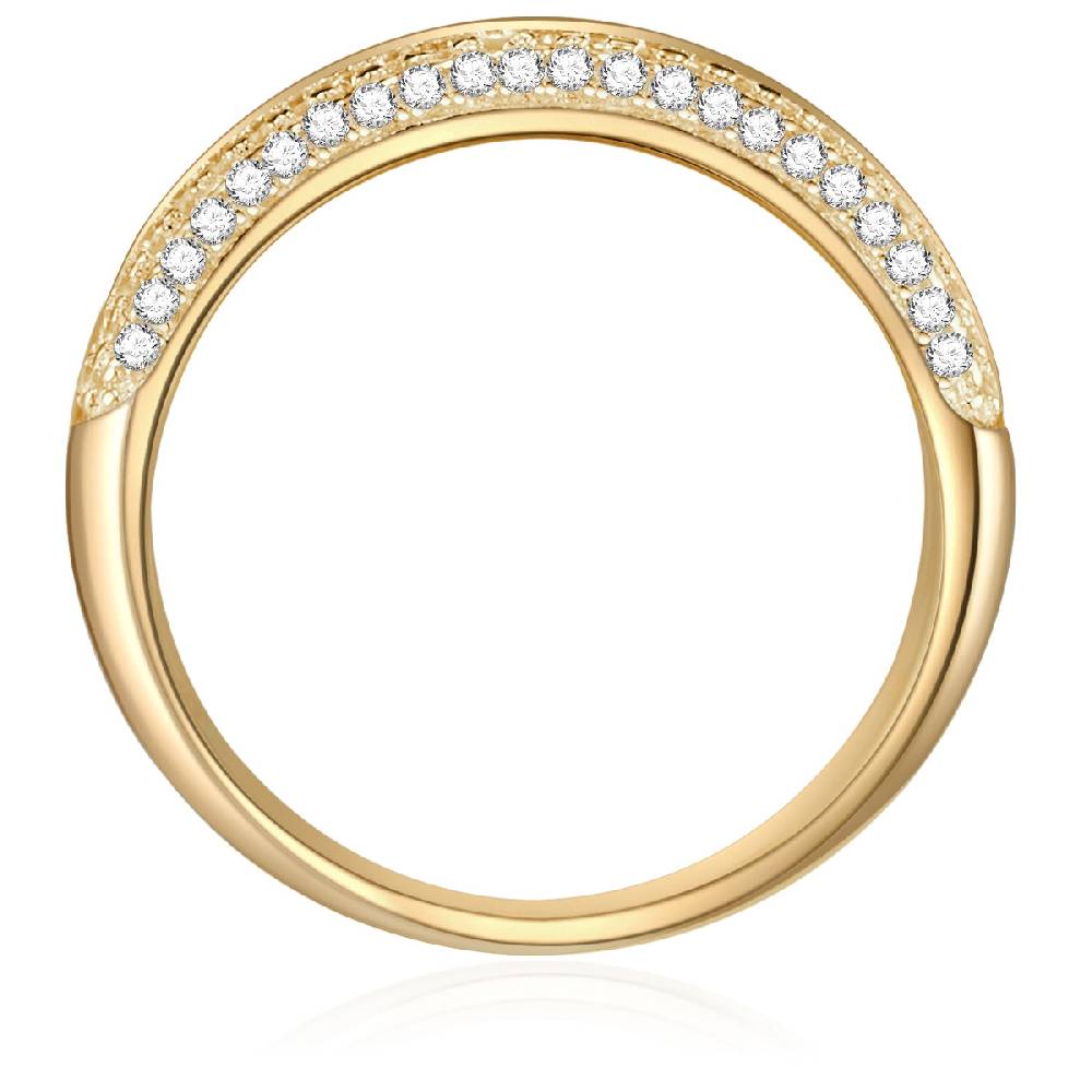 Rafaela Donata Ring Sterling Silber gelbgold Zirkonia weiß Günstig kaufen