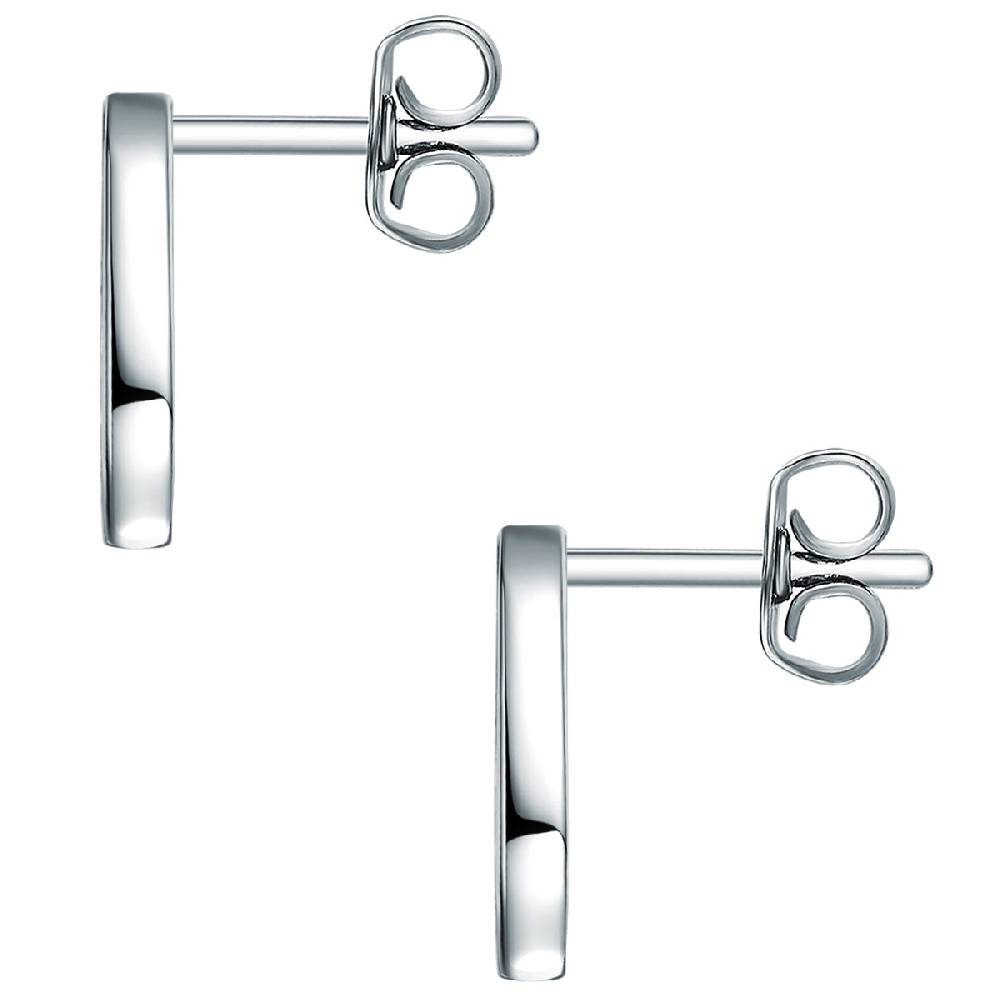 Rafaela Donata Ohrstecker Sterling Silber verziert mit Kristallen von Swarovski® weiß Weihnachtsangebot