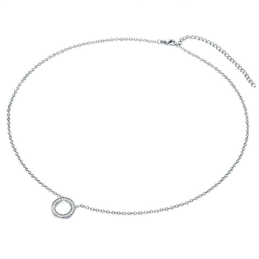 Rafaela Donata Kette mit Anhänger Sterling Silber verziert mit Kristallen von Swarovski® weiß Bestseller