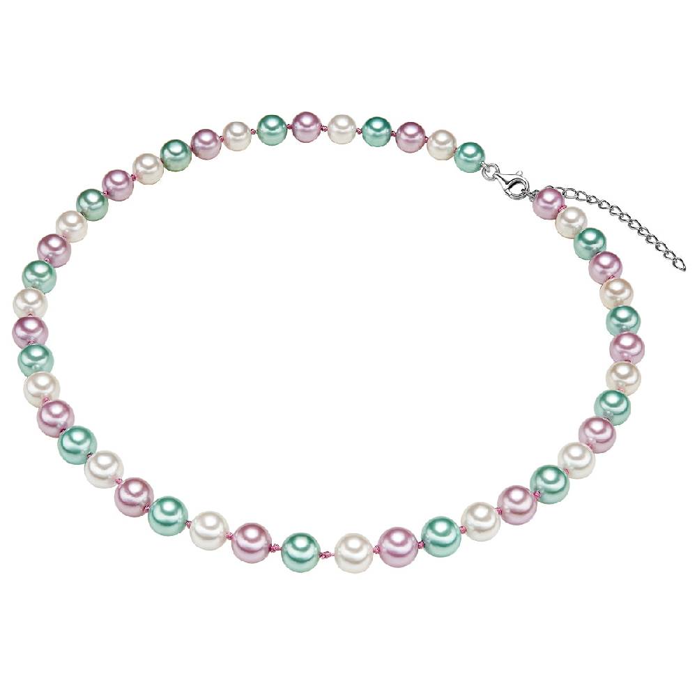 Rafaela Donata Kette Sterling Silber Muschelkernperle multicolor Räumungsverkauf