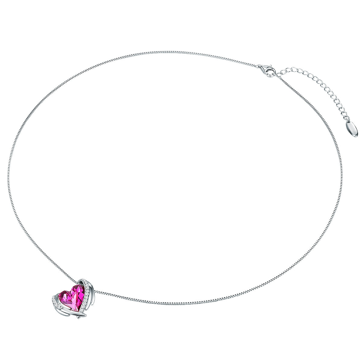 Rafaela Donata Kette mit Anhänger Sterling Silber verziert mit Kristallen von Swarovski® amethyst weiß Riesige Ersparnisse