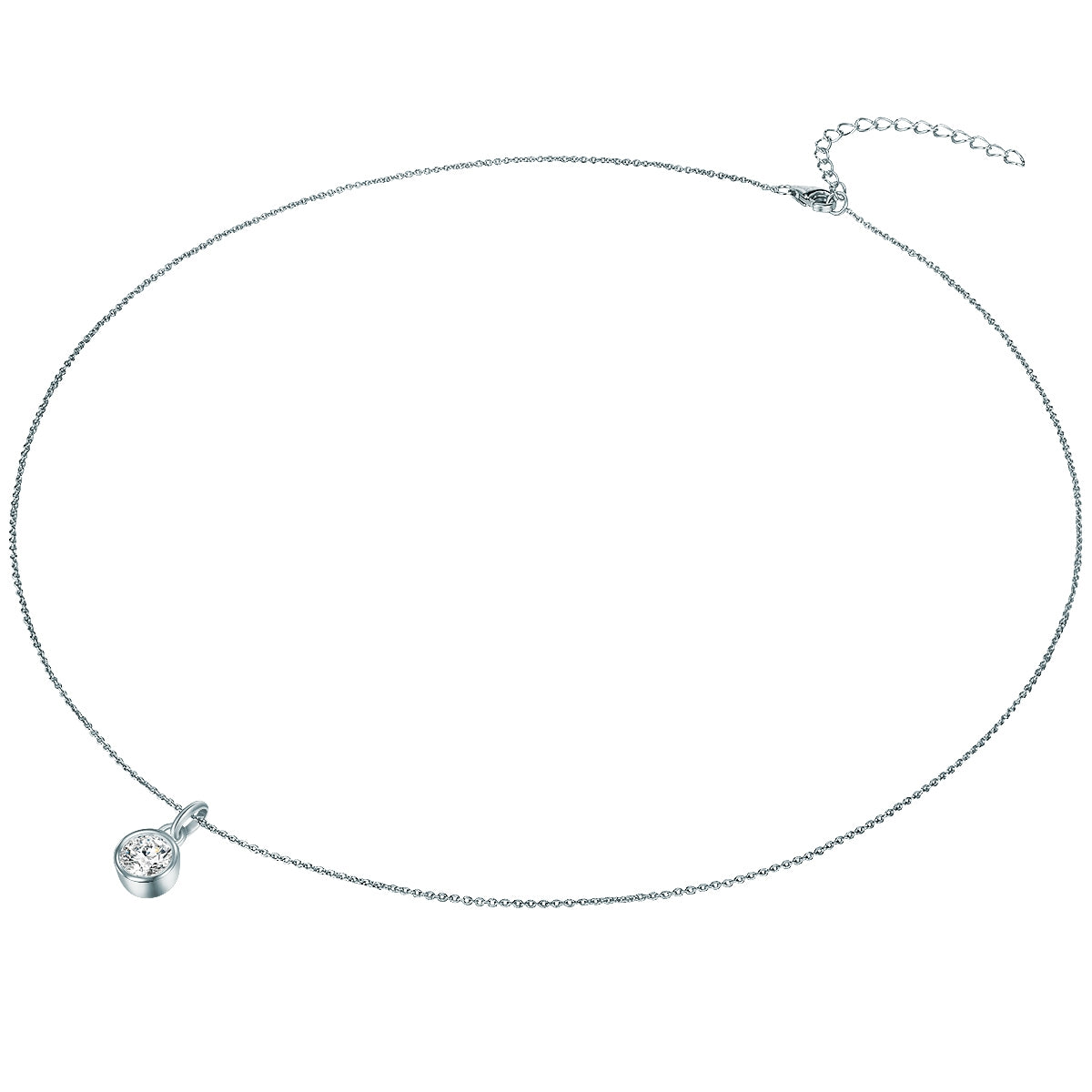 Rafaela Donata Kette mit Anhänger Sterling Silber Zirkonia weiß Letzter Tag