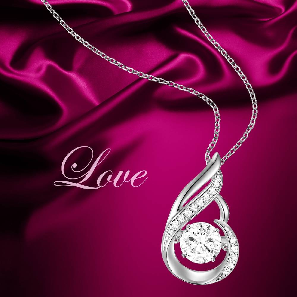 Rafaela Donata Kette mit Anhänger Sterling Silber Zirkonia weiß Sonderangebot der Fabrik