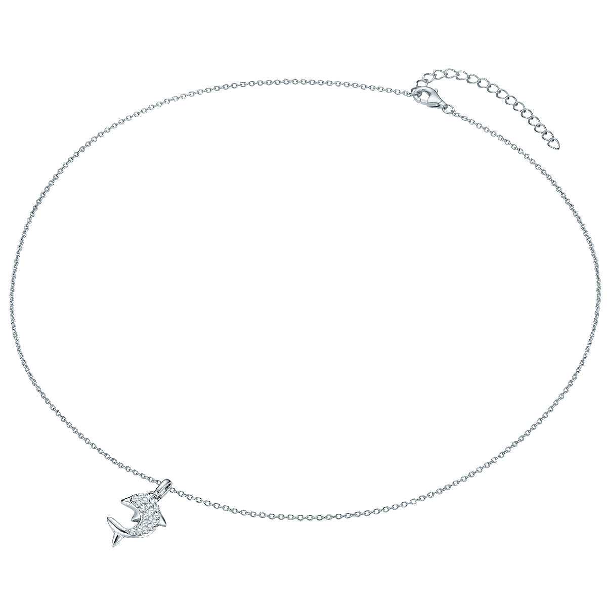 Rafaela Donata Kette mit Anhänger Sterling Silber Zirkonia weiß Outlet