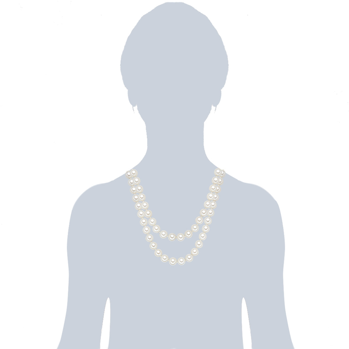 Rafaela Donata Kette Sterling Silber Muschelkernperle weiß Kostenloser Versand