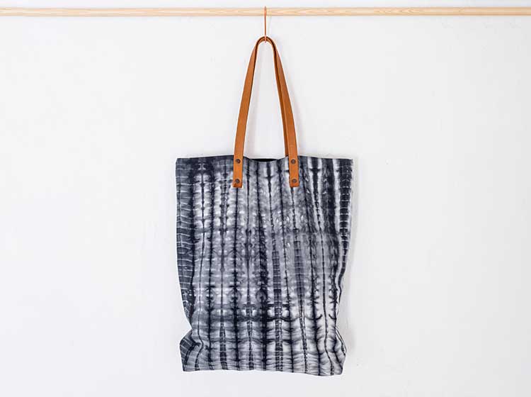 Renna Deluxe Shibori Shopper blau Online Outlet