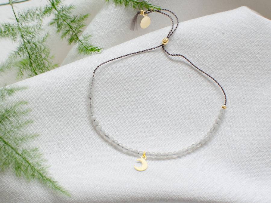 Renna Deluxe MOND Armband gold mit Mondstein Neuheiten