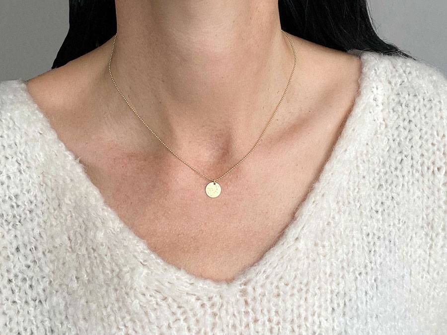 Renna Deluxe MOND Kette Silber – beidseitiges Motiv Tiefpreis
