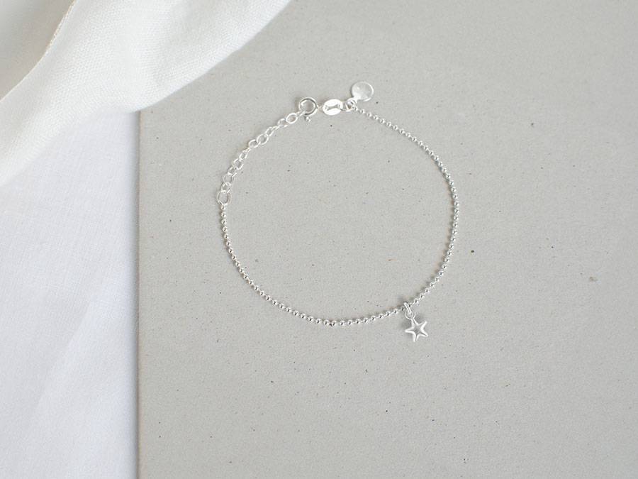 Renna Deluxe Kugel Armband mit STERN Silber Bis zu 55% Rabatt