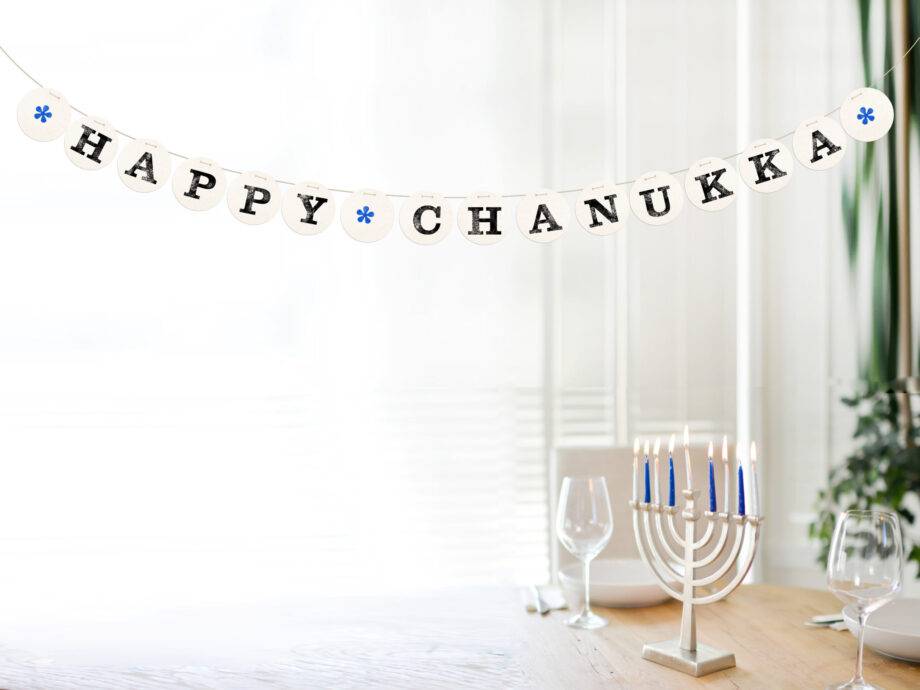Renna Deluxe HAPPY CHANUKKA Girlande Discount Store für neue Produkte