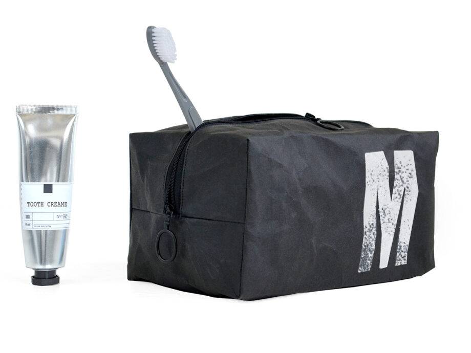 Renna Deluxe Waschtasche für den Mann, mit Monogramm Super Rabatt