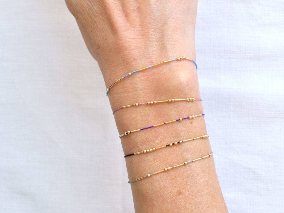 Renna Deluxe MORSE CODE Armband in gold Meist gekauft