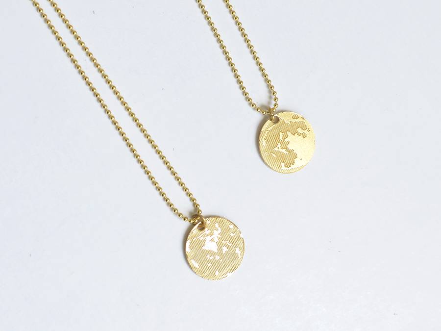 Renna Deluxe MOND Kette Gold – beidseitiges Motiv Günstig kaufen