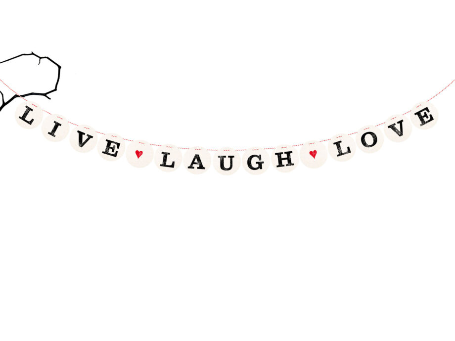 Renna Deluxe LIVE LAUGH LOVE Girlande Muttertagsangebot