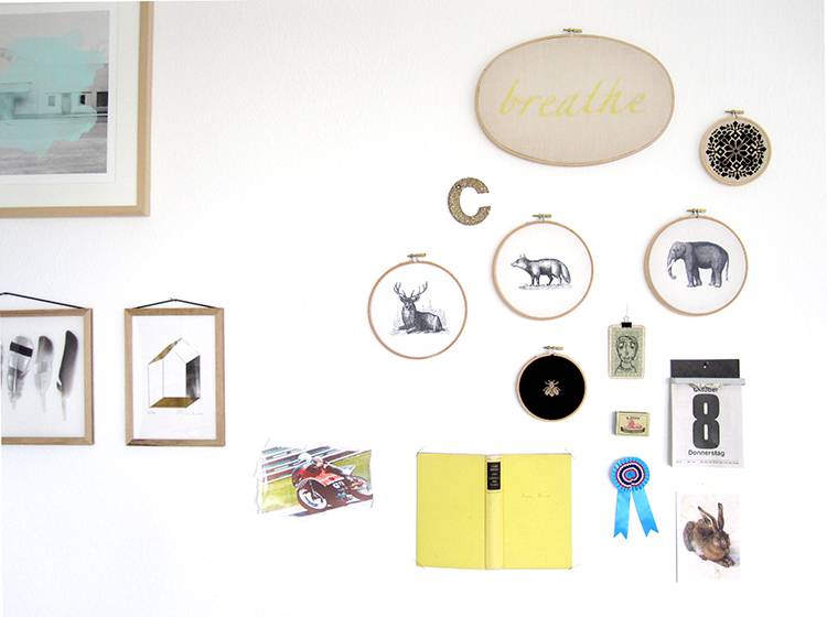 Renna Deluxe Hirsch _ Bild im Stickrahmen Online Outlet