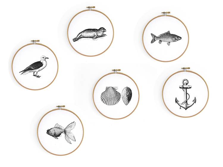 Renna Deluxe Hirsch _ Bild im Stickrahmen Online Outlet