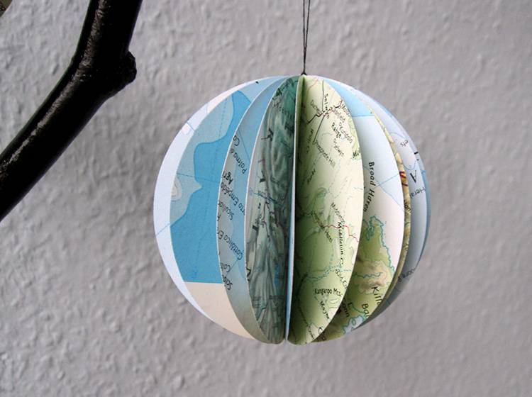 Renna Deluxe Atlas Weltkugel Globus Anhänger Große Rabatte