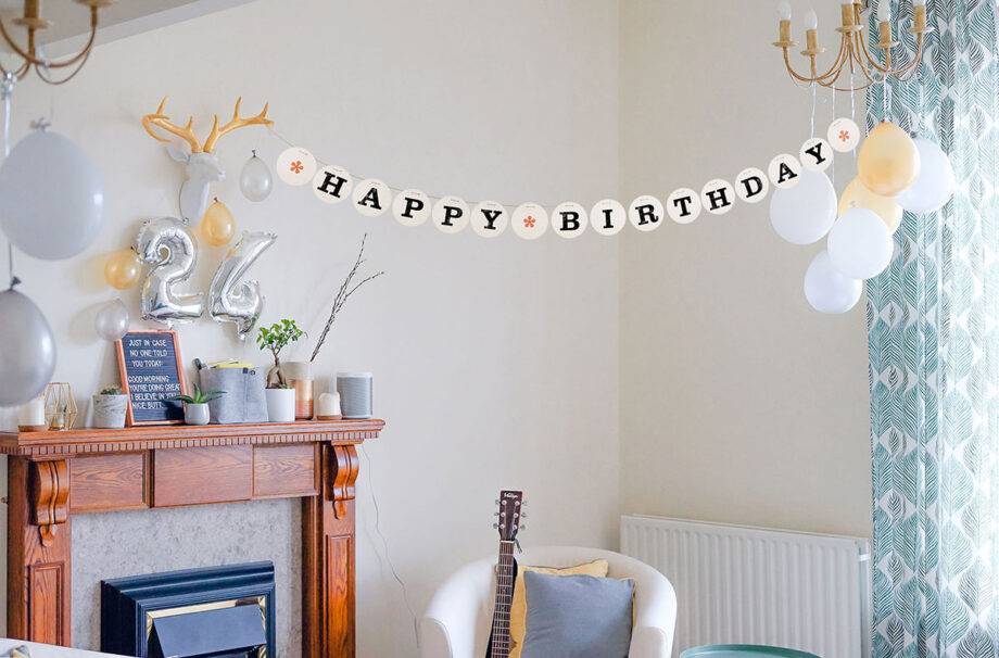Renna Deluxe HAPPY BIRTHDAY Girlande Riesige Ersparnisse