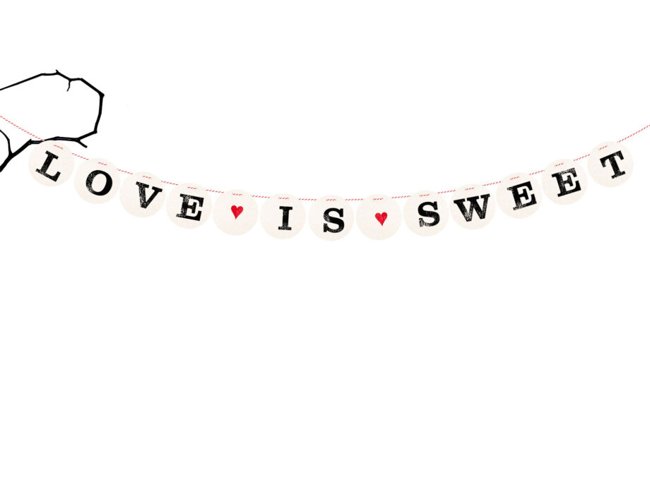 Renna Deluxe LOVE IS SWEET Girlande VIP-Rabatte