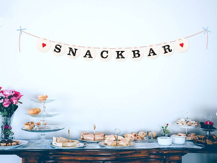 Renna Deluxe SNACKBAR Girlande Letzter Tag